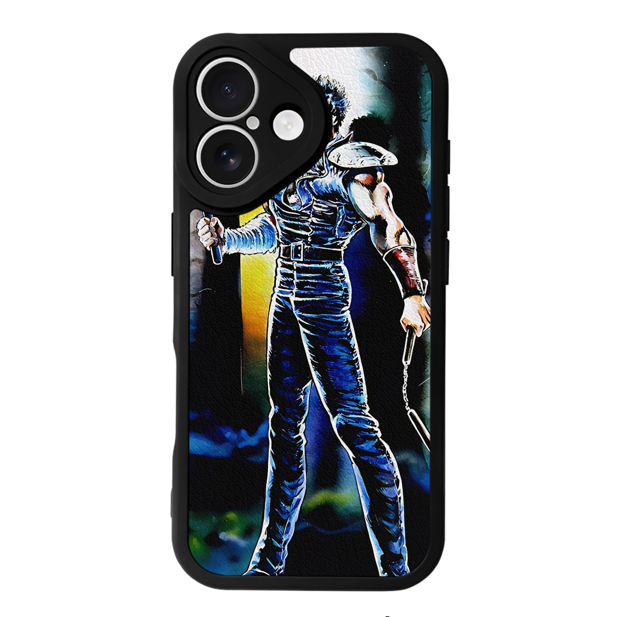 （画像用） 北斗の拳 Fist of the North Star 【iPhone 16シリーズ対応】シリコンスマホケース（レザー調） 材質：シリコン